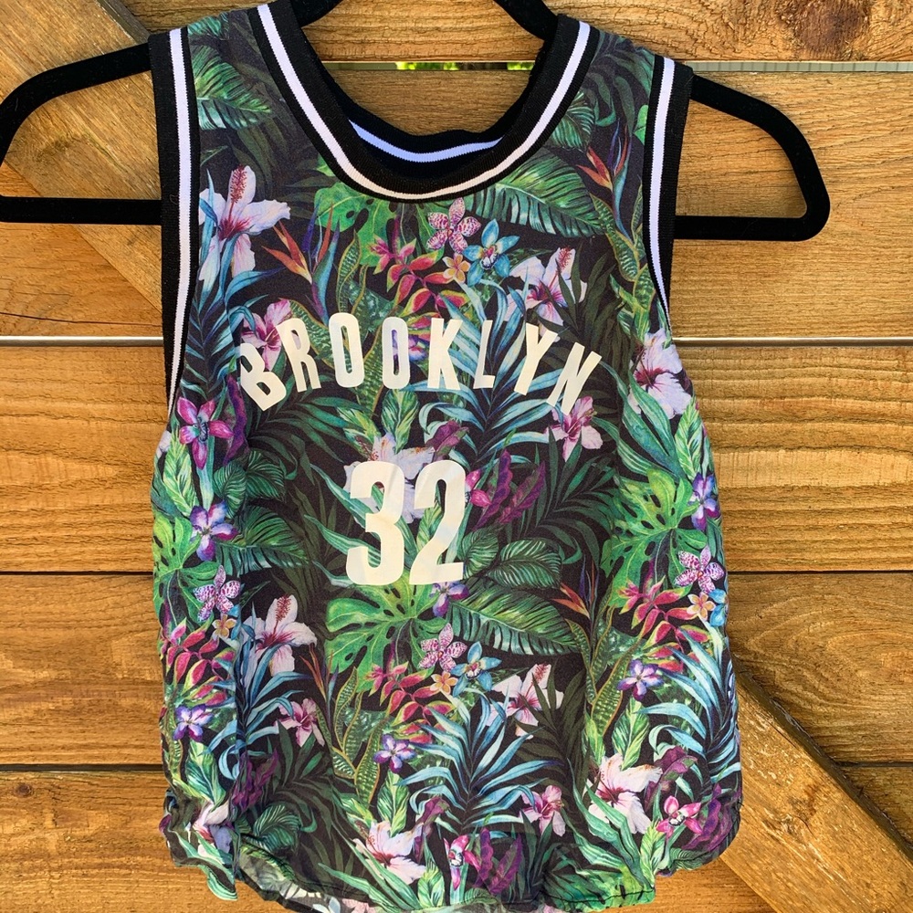 Brooklyn 32 floral “jersey” from Simons